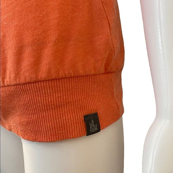 The North Face Short Sleeve Aurora Top Womens Small Petite Orange AB1206 - Picture 5 of 8